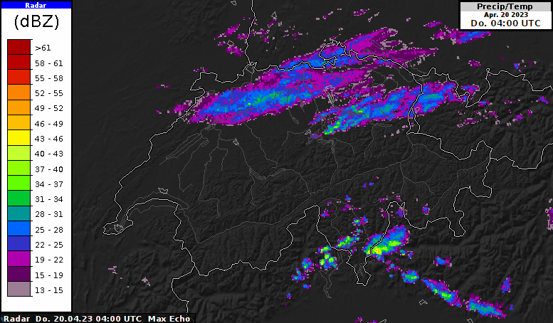 Animation des Radars zwischen 6:00 bis 17:00 Uhr Lokalzeit. 