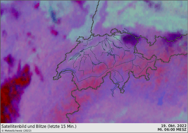Der Satellitenfilm zeigt die rasche Nebelbildung zwischen 6 und 9 Uhr Lokalzeit.
