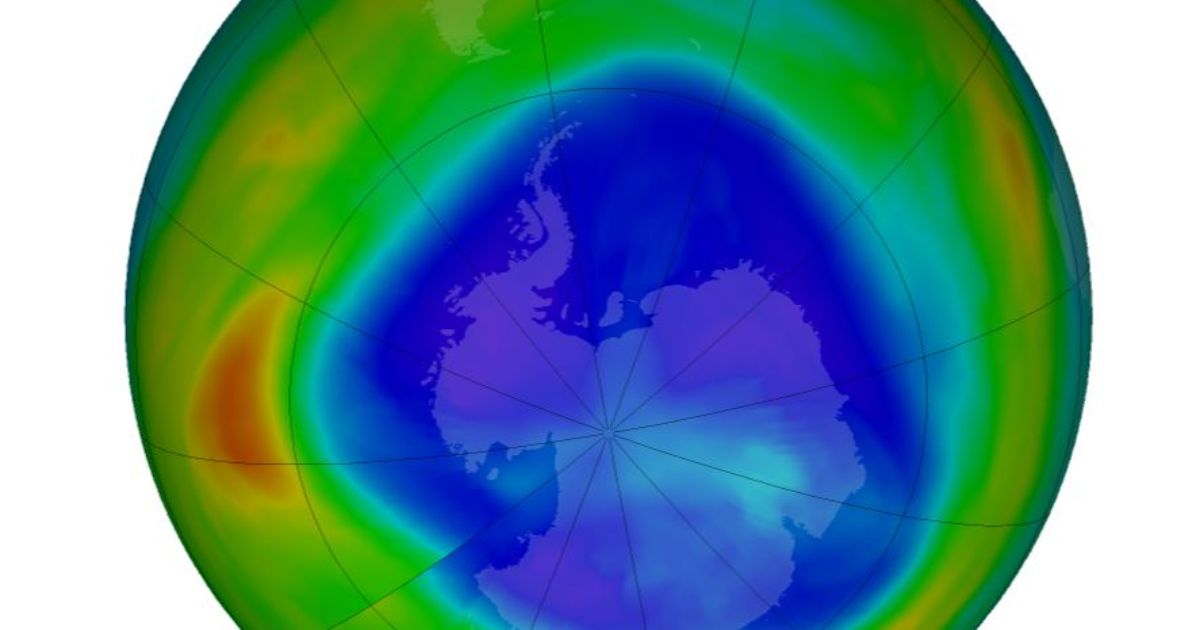 Das Ozonloch über dem Südpol 2023 MeteoSchweiz