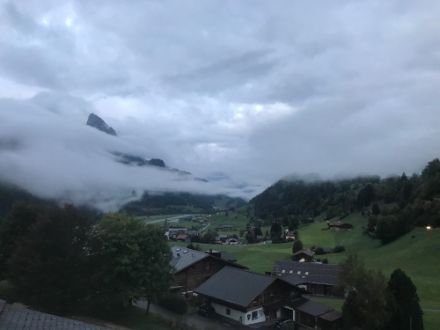 Wettereindruck heute Morgen in Saanen.