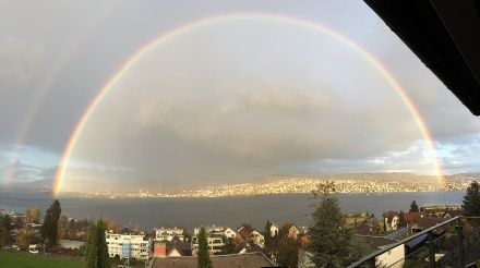 Doppelter Regenbogen
