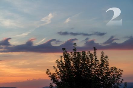 Eine seltene Beobachtung: Die «Kelvin-Helmholtz-Welle» Aufnahme 1. September 2016.