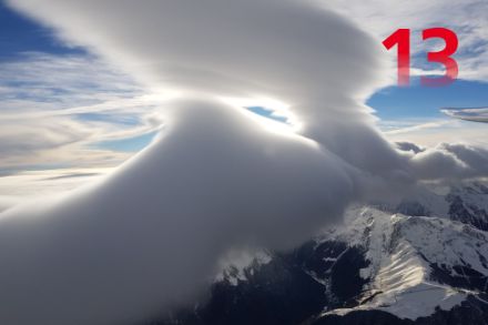 Faszinierende Wolkenphänomene über den Pyrenäen