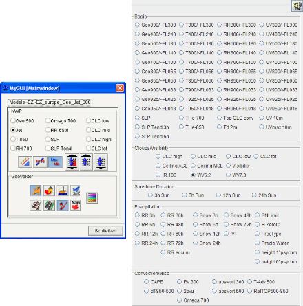 Links ein Modelldaten-MyGUI von 2007, rechts das aktuelle Modelldaten-MyGUI für das IFS HRES Modell.
