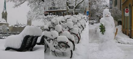 Einige Impressionen vom Sonntagmorgen des 5. März 2006 in Zürich.