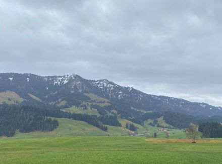Impression von heute Vormittag aus Escholzmatt. 