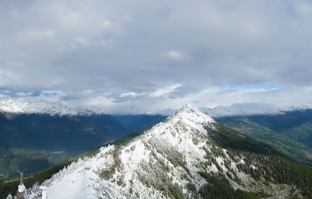 Kurz nach dem Schneefall ist es am schönsten, so wie am Freitagmorgen auf dem Matro ob Faido