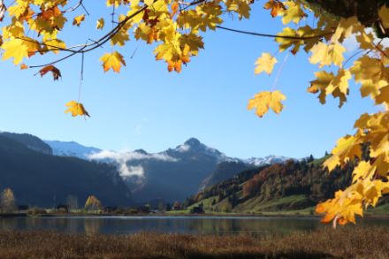 Der November kann auch anders, wie hier am Sihlsee am 7. November. Am Mittwoch werden auch die viele Regionen im Mittelland mit warmen Licht geflutet