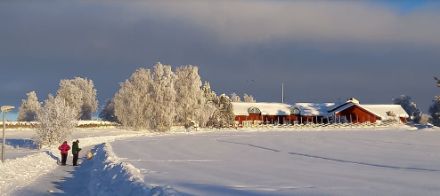 Abb. 5: Das Dorf Brunflo in der schwedischen Provinz Jämtland am 17. November. 