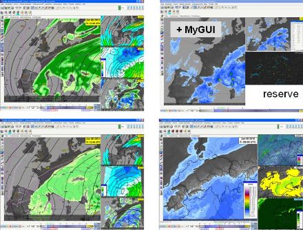 Die NinJo-Sitzung «FCST» ("Forecasting") beinhaltete 2009 bereits 4 Hauptfensterfavoriten. 2023 verwenden wir 13!