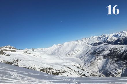 Winterlandschaft bei Belalp im Februar 2019.