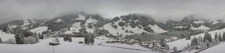 Verschneite Freiburger Voralpen im Raum Schwarzsee.