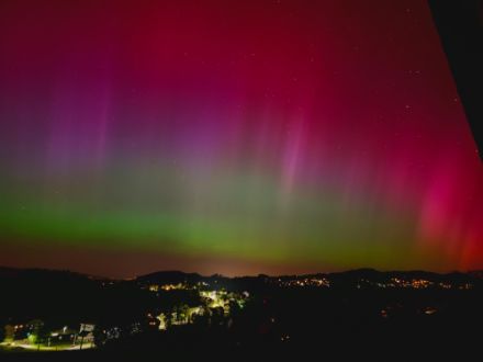 Berichte über Polarlichter aus einer Nutzermeldung