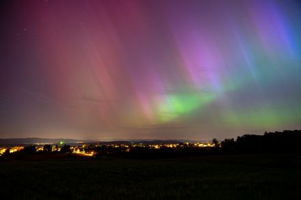 Polarlichter über Berikon 