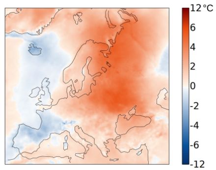 Europakarte zur Temperaturverteilung im September 2024.