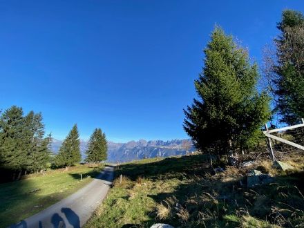 Sonniges Oktoberwetter im Pizolgebiet (Hinterwald). Bild: V. Hochuli