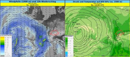 Modellvorhersage des IFS-Hauptlaufs  vom 3. März 00z.