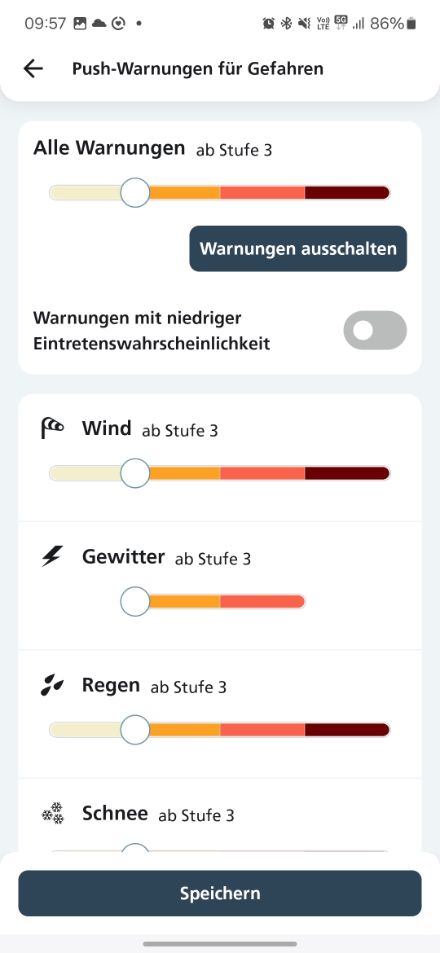 Ich erhalte keine Pushwarnungen, woran liegt das?