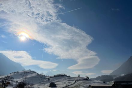 Foto aus Ennenda GL von einem MeteoSchweiz App – Benutzer. Quelle: Meteomeldung/APP