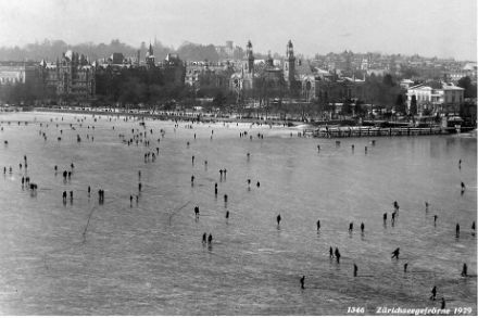 Im Februar 1929 war es derart kalt, dass sogar der Zürich- und der Bodensee zufroren. Quelle: https://www.sturmarchiv.ch/.