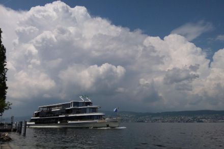 Auftürmende Quellbewölkung Foto: Wädenswil 23. Mai 2023 Meteomeldungen/App