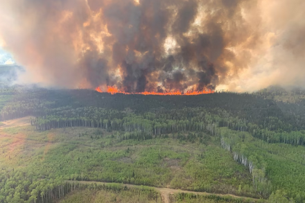 Waldbrand am vergangenen Freitag in Alberta, Kanada. Quelle: Alberta Wildfire/ via REUTERS