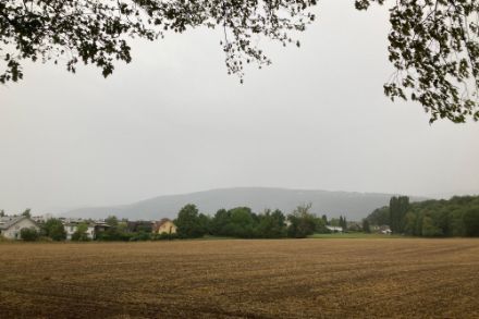 Regenschauer heute Morgen bei Biel. (Meteomeldung/App)