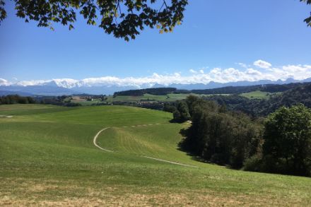 Blick vom Gurten bei Bern.