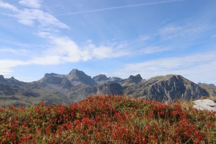 Herbststimmung auf der Glattalp, Blick Richtung Windgällen. Bild: D. Gerstgrasser