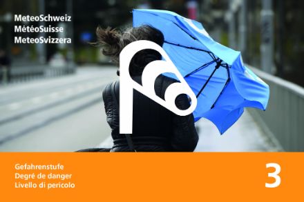 Wind Gefahrenstufe 3