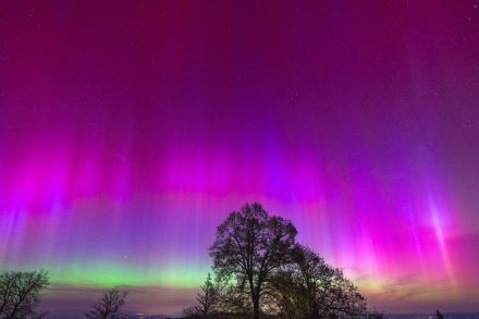 Farbige Nordlichter.