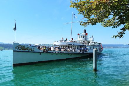 Raddampfer auf dem Zürichsee