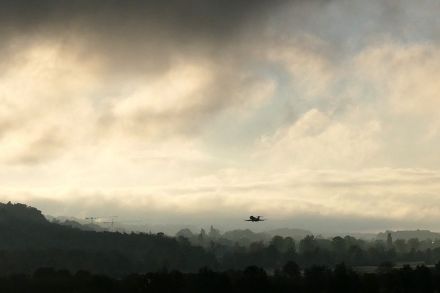 Der Hochnebel war heute am Morgen teils dicht, teils aufgelockert. Bildquelle: Daniel Buck.