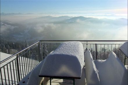 Winter am 28. Oktober 2012 auf dem Hörnli im Zürcher Oberland. Bild: A. Hostettler