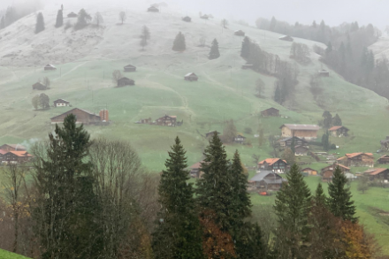 Die Schneefallgrenze macht bis Freitag eine Achterbahnfahrt. Bild: Meteomeldungen/App