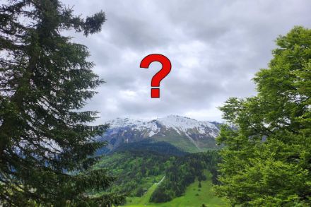 Ob an Auffahrt in Engelberg neben der Skisprungschanze auch der Laubersgrat zu sehen ist? Quelle: Meteomeldung/App.