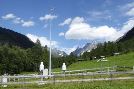 Die Wetterstation Blatten im Lötschental. Bild: MeteoSchweiz