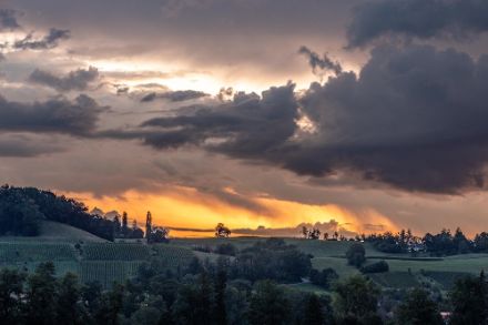 Foto aus Thalheim an der Thur heute Morgen (Bild: Meteomeldungen/App)
