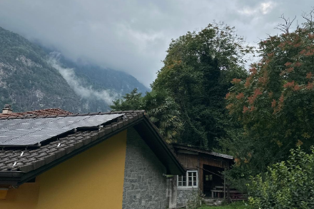 In Bodio in der unteren Leventina begann der Tag trüb und wolkenverhangen. Im Gegensatz zum Südtessin blieb es aber trocken. 